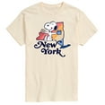 thumbnail image 1 of Peanuts - New York Snoopy - Men's Short Sleeve Graphic T-Shirt, 1 of 6