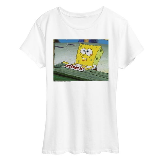 Spongebob Squarepants - Lessons - Women's Short Sleeve Graphic T-Shirt