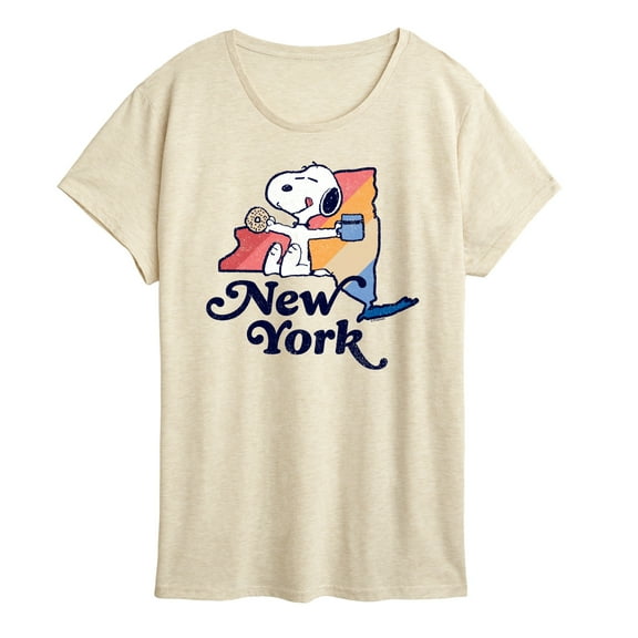 Peanuts - New York Snoopy - Women's Short Sleeve Graphic T-Shirt
