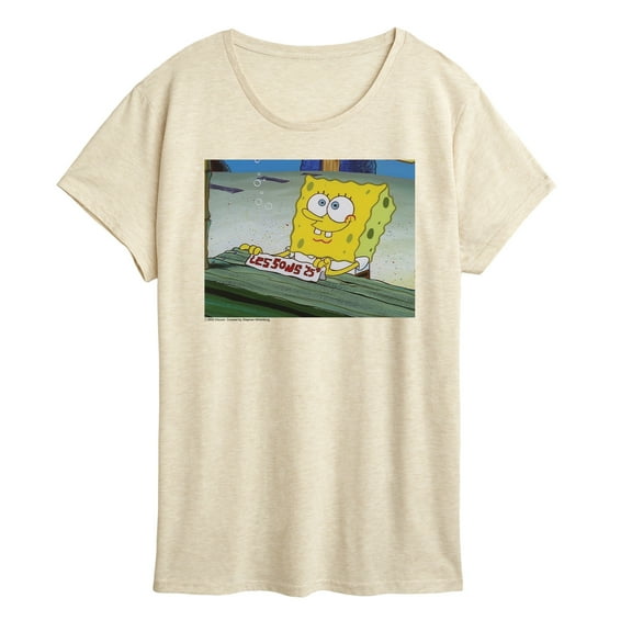Spongebob Squarepants - Lessons - Women's Short Sleeve Graphic T-Shirt