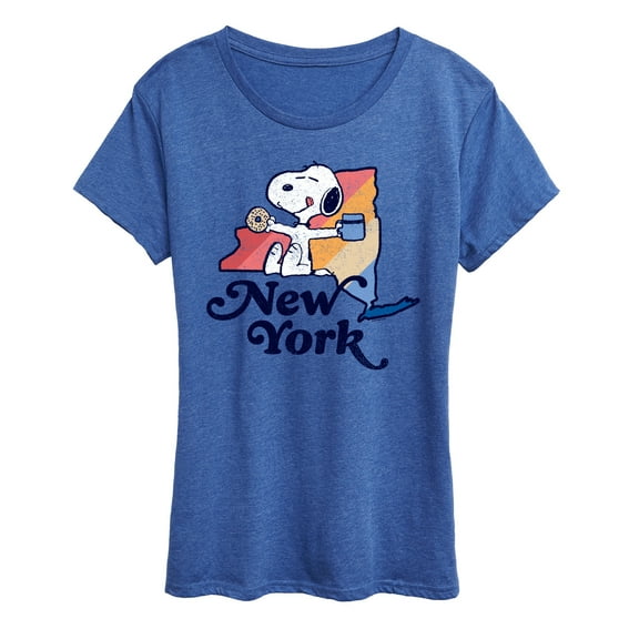 Peanuts - New York Snoopy - Women's Short Sleeve Graphic T-Shirt