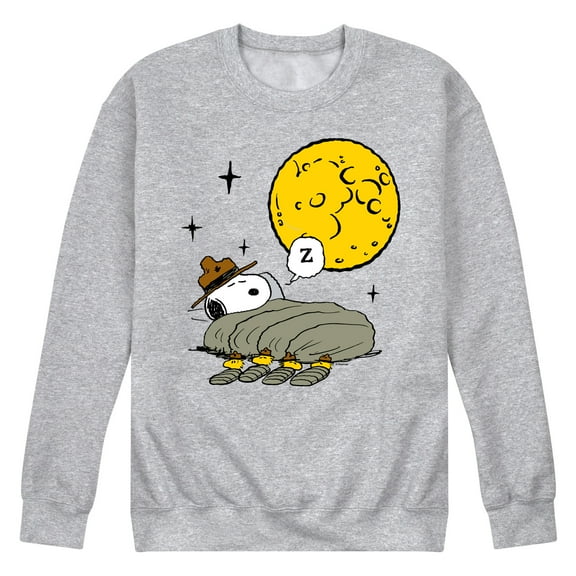Peanuts - Nightfall - Men's Crew Neck Fleece Pullover