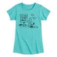 thumbnail image 1 of Peanuts - No Dogs Allowed - Toddler And Youth Girls Short Sleeve Graphic T-Shirt, 1 of 6