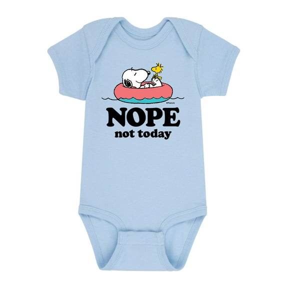 Peanuts - Nope Not Today - Infant Baby One Piece