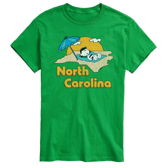 Peanuts - North Carolina Lucy - Men's Short Sleeve Graphic T-Shirt