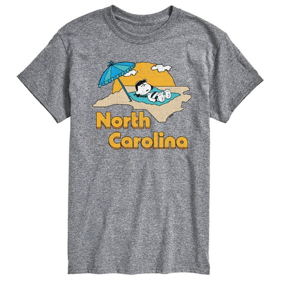 Peanuts - North Carolina Lucy - Men's Short Sleeve Graphic T-Shirt