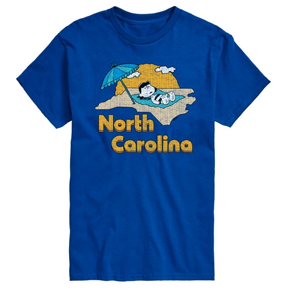 Peanuts - North Carolina Lucy - Men's Short Sleeve Graphic T-Shirt