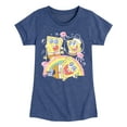 thumbnail image 1 of Spongebob Squarepants - Cute Face Rainbow - Girls Fitted Short Sleeve Graphic T-Shirt, 1 of 6