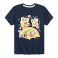 thumbnail image 1 of Spongebob Squarepants - Cute Face Rainbow - Toddler And Youth Short Sleeve Graphic T-Shirt, 1 of 6