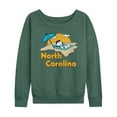 thumbnail image 1 of Peanuts - North Carolina Lucy - Women's French Terry Pullover Sweatshirt, 1 of 6