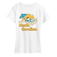 thumbnail image 1 of Peanuts - North Carolina Lucy - Women's Short Sleeve Graphic T-Shirt, 1 of 6