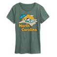 thumbnail image 1 of Peanuts - North Carolina Lucy - Women's Short Sleeve Graphic T-Shirt, 1 of 6