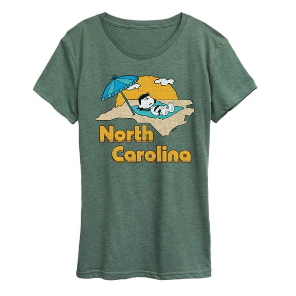 Peanuts - North Carolina Lucy - Women's Short Sleeve Graphic T-Shirt