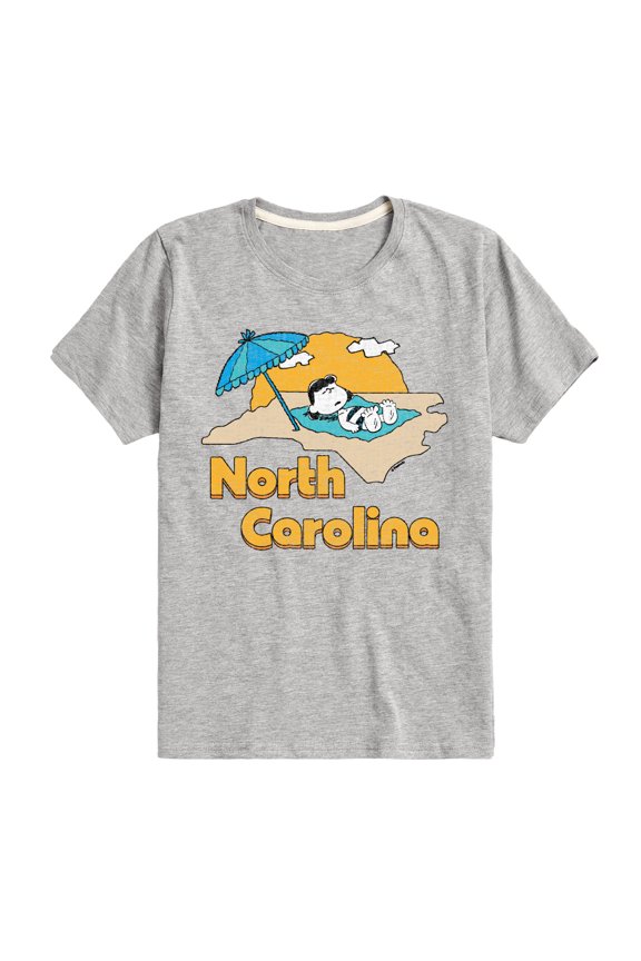 - North Carolina Sunbathing Lucy -Toddler And Youth Short Sleeve Graphic T-Shirt
