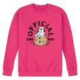 thumbnail image 1 of Peanuts - Official Cookie Tester Olaf - Men's Crew Fleece Sweatshirt, 1 of 4