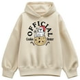 thumbnail image 1 of Peanuts - Official Cookie Tester Olaf - Women's Oversized Fleece Hoodie Sweatshirt, 1 of 4