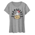 thumbnail image 1 of Peanuts - Official Cookie Tester Olaf - Women's Short Sleeve Graphic T-Shirt, 1 of 5