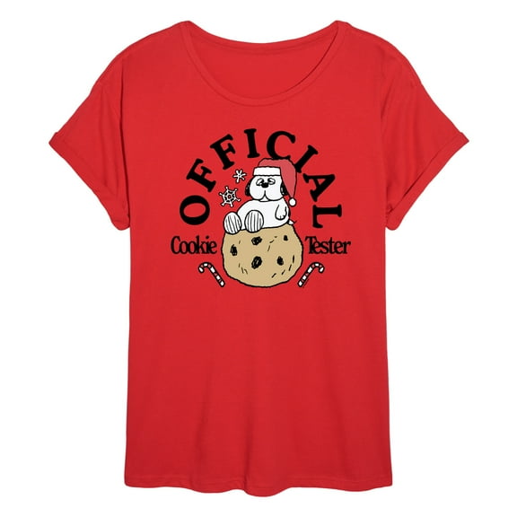 Peanuts - Official Cookie Tester Olaf - Womens Oversized Graphic T-Shirt