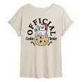 thumbnail image 1 of Peanuts - Official Cookie Tester Olaf - Womens Oversized Graphic T-Shirt, 1 of 5