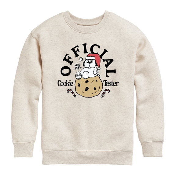 Peanuts - Official Cookie Tester Olaf - Youth Boys Crew Fleece Sweatshirt