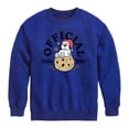 thumbnail image 1 of Peanuts - Official Cookie Tester Olaf - Youth Boys Crew Fleece Sweatshirt, 1 of 4