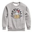 thumbnail image 1 of Peanuts - Official Cookie Tester Olaf - Youth Boys Crew Fleece Sweatshirt, 1 of 5