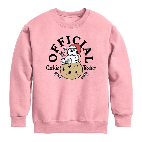 Peanuts - Official Cookie Tester Olaf - Youth Boys Crew Fleece Sweatshirt
