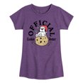 thumbnail image 1 of Peanuts - Official Cookie Tester Olaf - Youth Girls Short Sleeve T-Shirt, 1 of 5