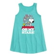 thumbnail image 1 of Peanuts - Oh My Stars - Girls Aline Dress, 1 of 4
