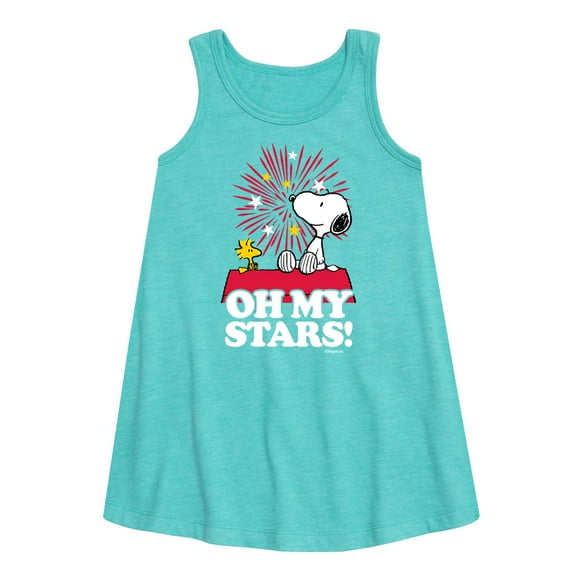 Peanuts - Oh My Stars - Girls Aline Dress