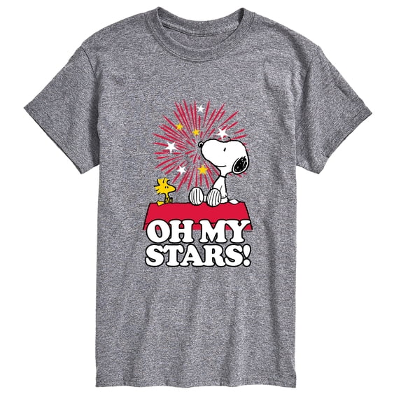 Peanuts - Oh My Stars - Men's Short Sleeve Graphic T-Shirt