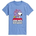 thumbnail image 1 of Peanuts - Oh My Stars - Men's Short Sleeve Graphic T-Shirt, 1 of 6