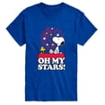 thumbnail image 1 of Peanuts - Oh My Stars - Men's Short Sleeve Graphic T-Shirt, 1 of 6