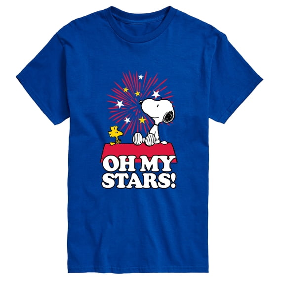Peanuts - Oh My Stars - Men's Short Sleeve Graphic T-Shirt