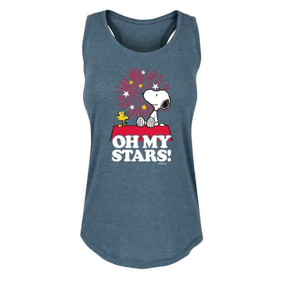 Peanuts - Oh My Stars - Women's Racerback Tank