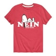 thumbnail image 1 of Peanuts - Fall Festival Season - Nein Nicht Heute Snoopy - Boys Toddler And Youth Short Sleeve Graphic T-Shirt, 1 of 5