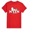 thumbnail image 1 of Peanuts - Fall Festival Season - Nein Nicht Heute Snoopy - Men's Short Sleeve Graphic T-Shirt, 1 of 5