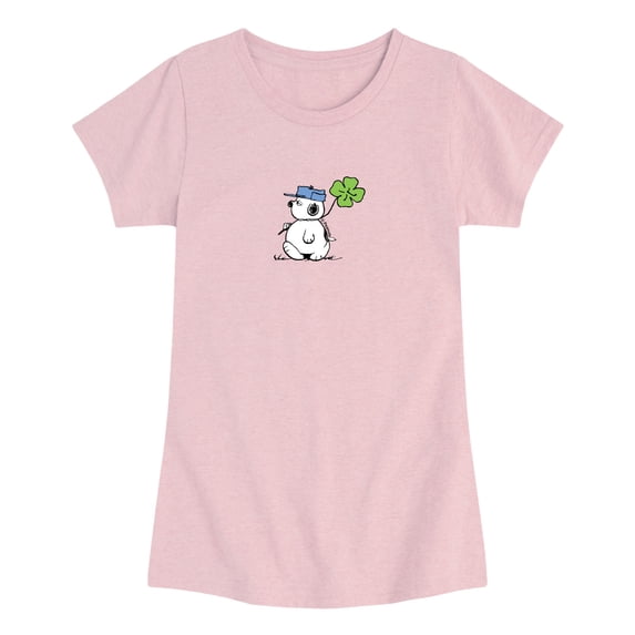 Peanuts - Olaf Clover Fitted Short Sleeve Graphic T-Shirt
