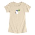 thumbnail image 1 of Peanuts - Olaf Clover Fitted Short Sleeve Graphic T-Shirt, 1 of 6