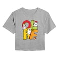 thumbnail image 1 of Peanuts - Olaf Editorial - Juniors Cropped Graphic T-Shirt, 1 of 5