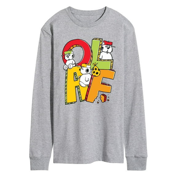 Peanuts - Olaf Editorial - Men's Long Sleeve Graphic T-Shirt