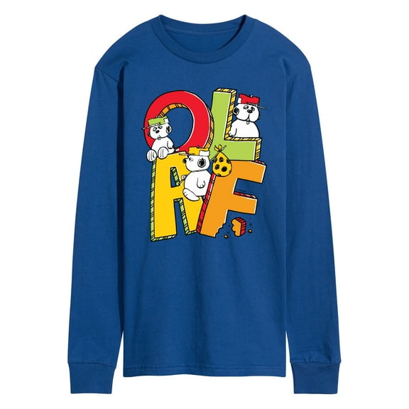 Peanuts - Olaf Editorial - Men's Long Sleeve Graphic T-Shirt