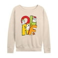 thumbnail image 1 of Peanuts - Olaf Editorial - Women's French Terry Long Sleeve T-Shirt, 1 of 5