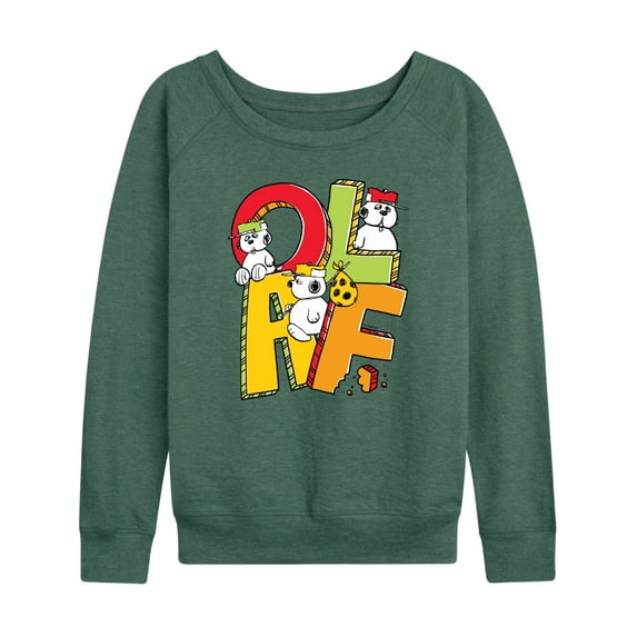 Peanuts - Olaf Editorial - Women's French Terry Long Sleeve T-Shirt
