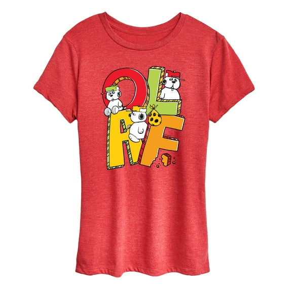 Peanuts - Olaf Editorial - Women's Short Sleeve Graphic T-Shirt