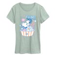 thumbnail image 1 of Peanuts - Olaf Ice Cream - Women's Short Sleeve Graphic T-Shirt, 1 of 4
