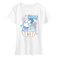 thumbnail image 1 of Peanuts - Olaf Ice Cream - Women's Short Sleeve Graphic T-Shirt, 1 of 5