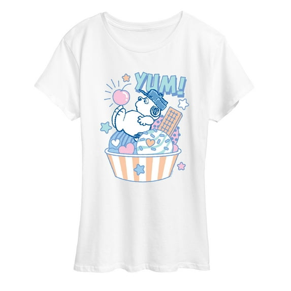 Peanuts - Olaf Ice Cream - Women's Short Sleeve Graphic T-Shirt