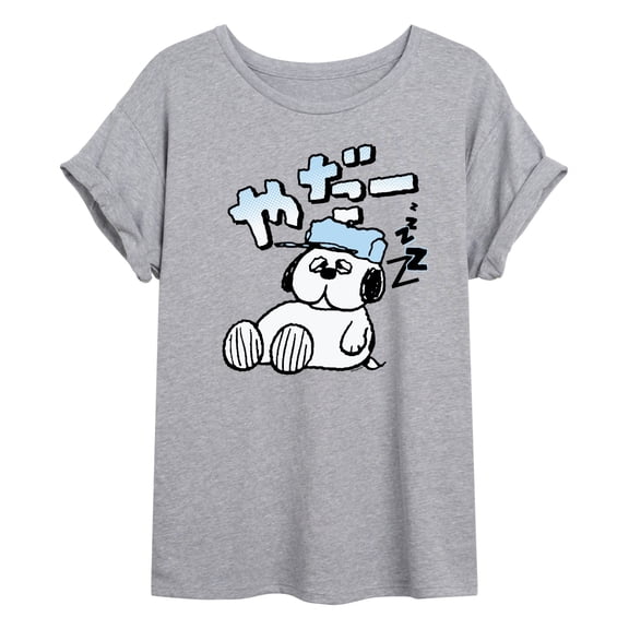Peanuts - Olaf Kata - Juniors Oversized Graphic T-Shirt