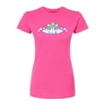 thumbnail image 1 of Peanuts - Olaf Kawaii - Juniors Fitted Short Sleeve Graphic T-Shirt, 1 of 5